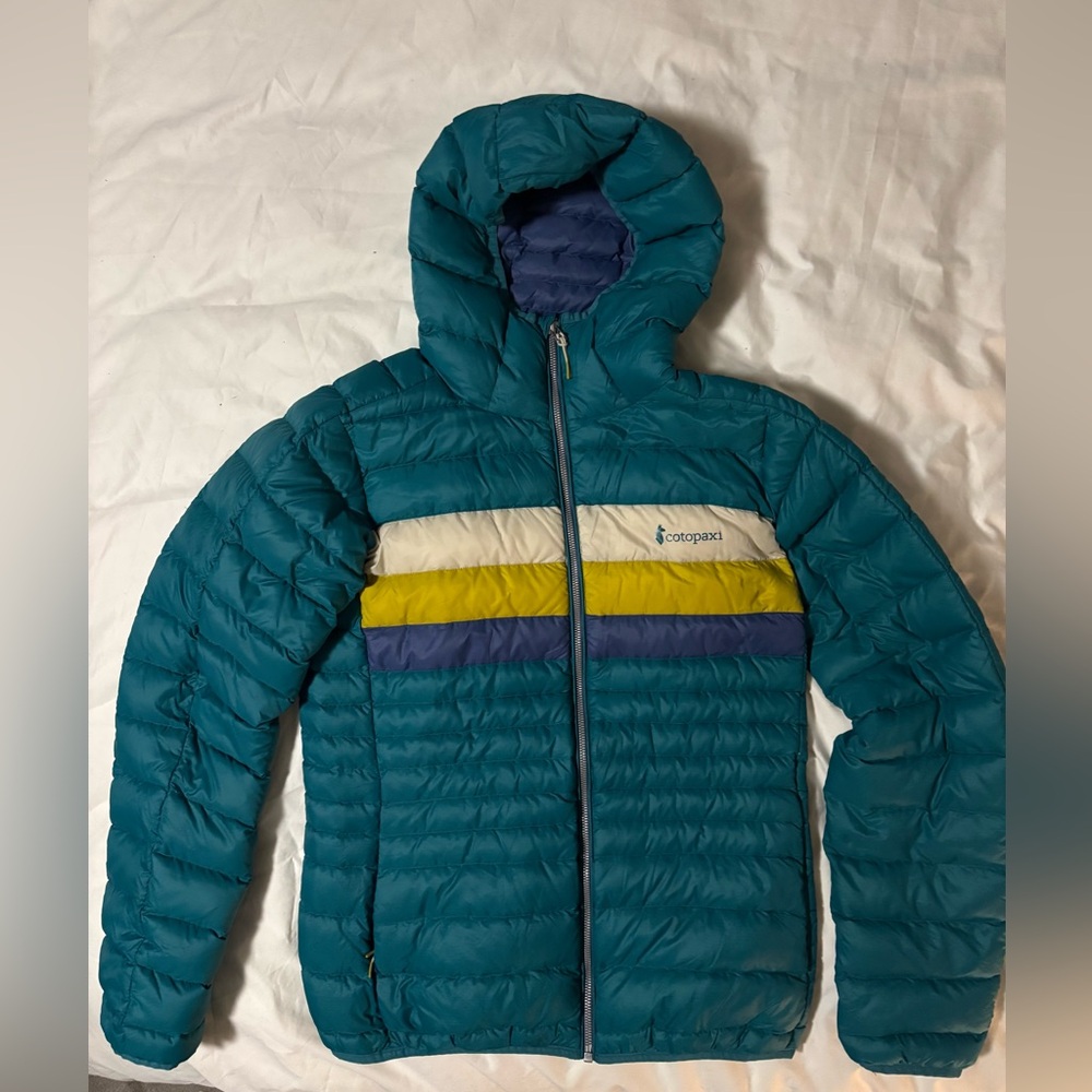 Cotopaxi Women’s Fuego 800-Fill Down Jacket With Hood Size Large